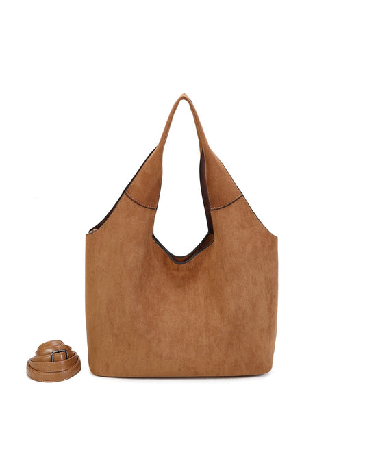 Cabas porté épaule 2 en 1 cinnamon