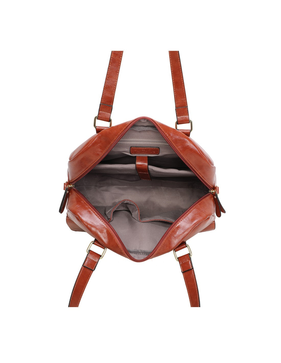 Cabas porté épaule camel