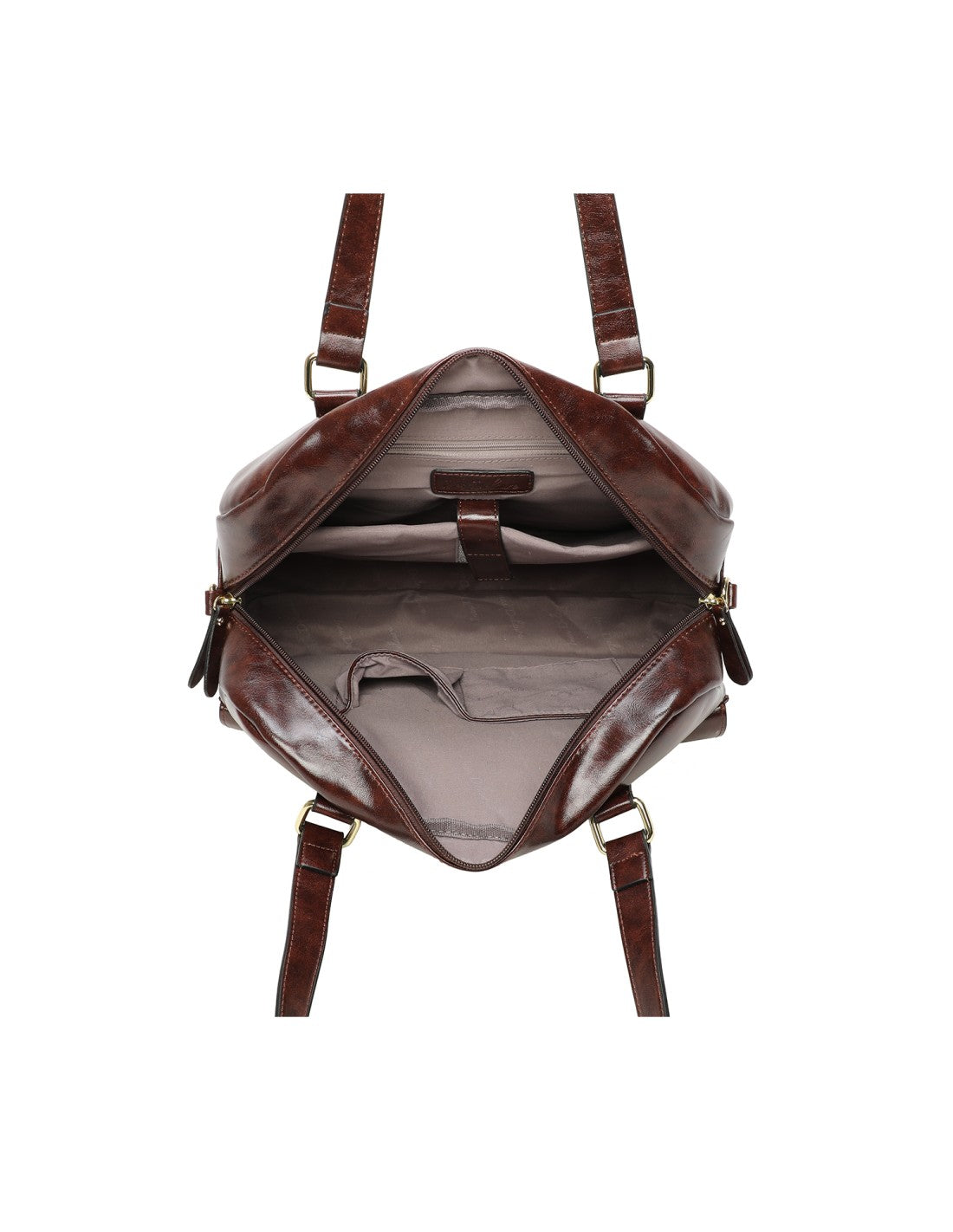 Cabas porté épaule marron