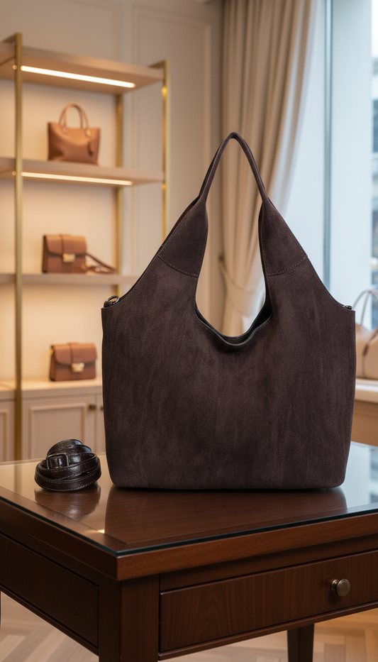 Cabas porté épaule 2 en 1 café