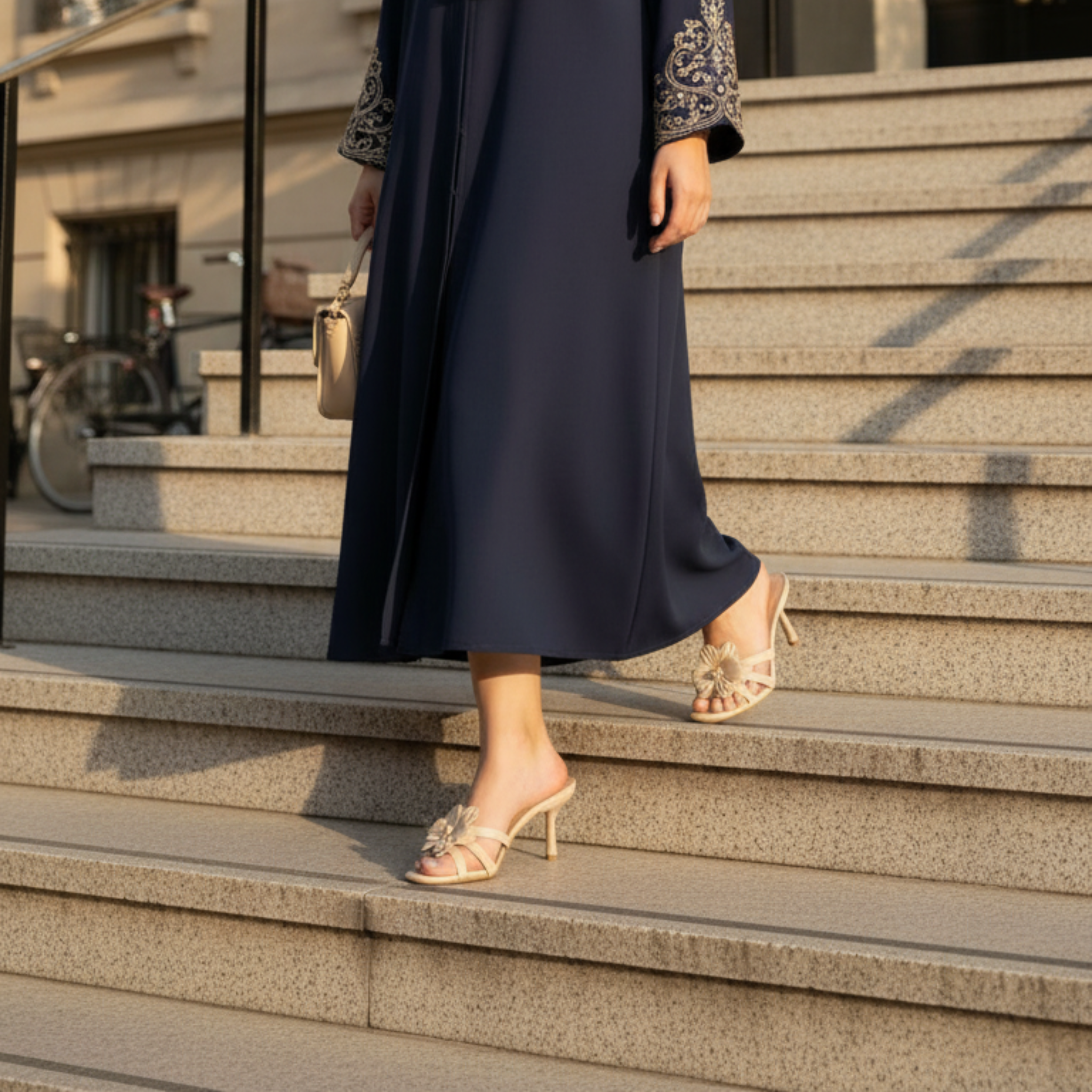 Soft Glam – Mules abricot