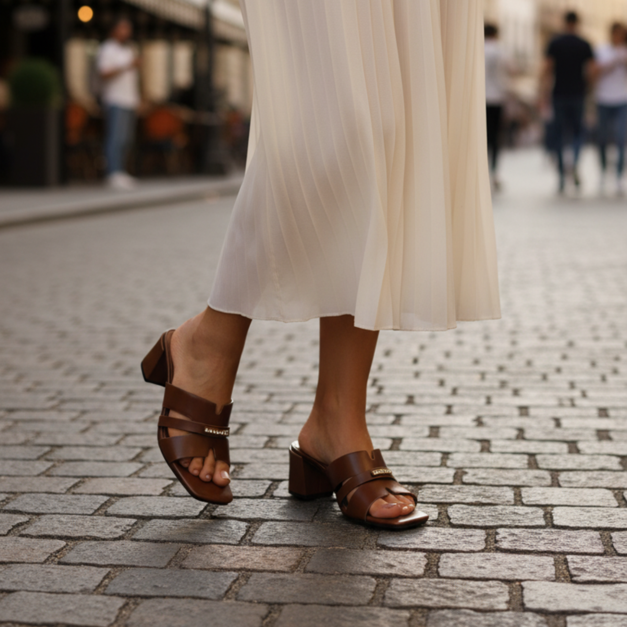 Urban Cross – Mules marron