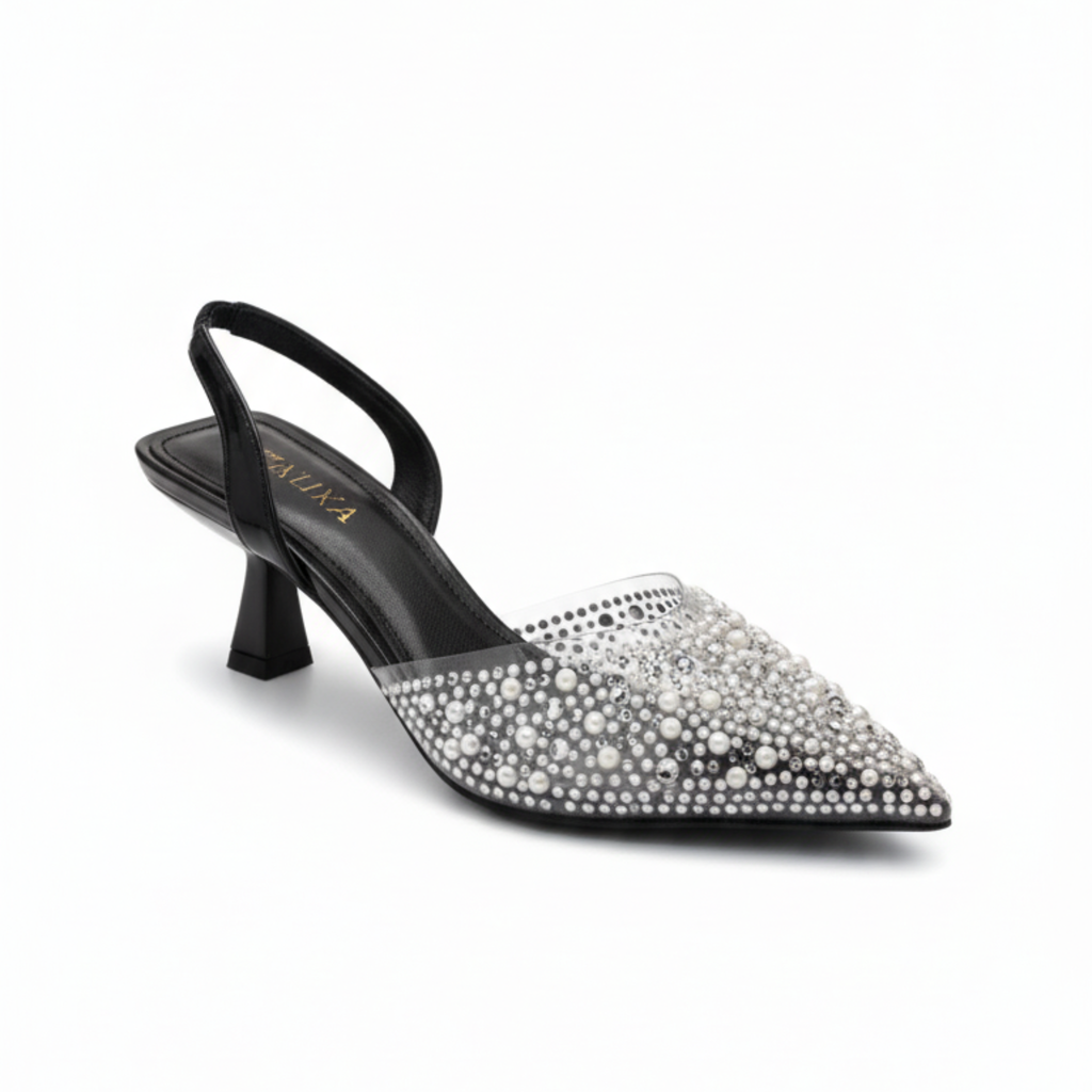 Crystal Élégance – Escarpins noir