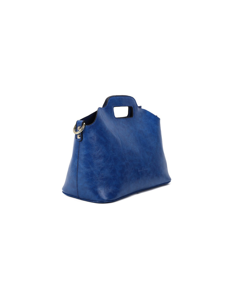 Sac porté main & pochette amovible cobalt
