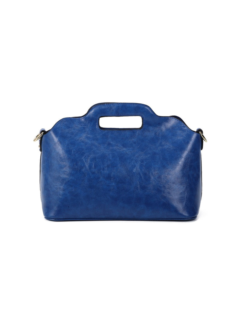 Sac porté main & pochette amovible cobalt