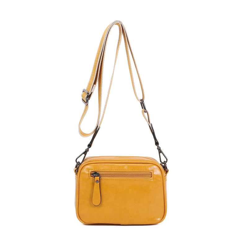 Petit sac bandoulière jaune