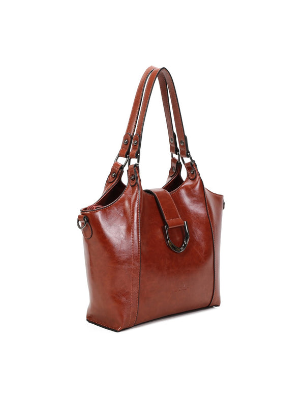 Sac porté épaule camel