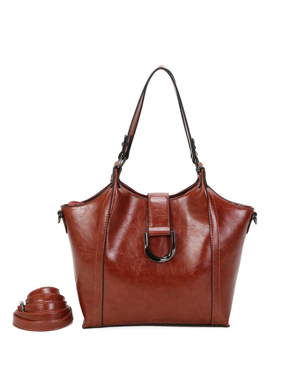 Sac porté épaule camel