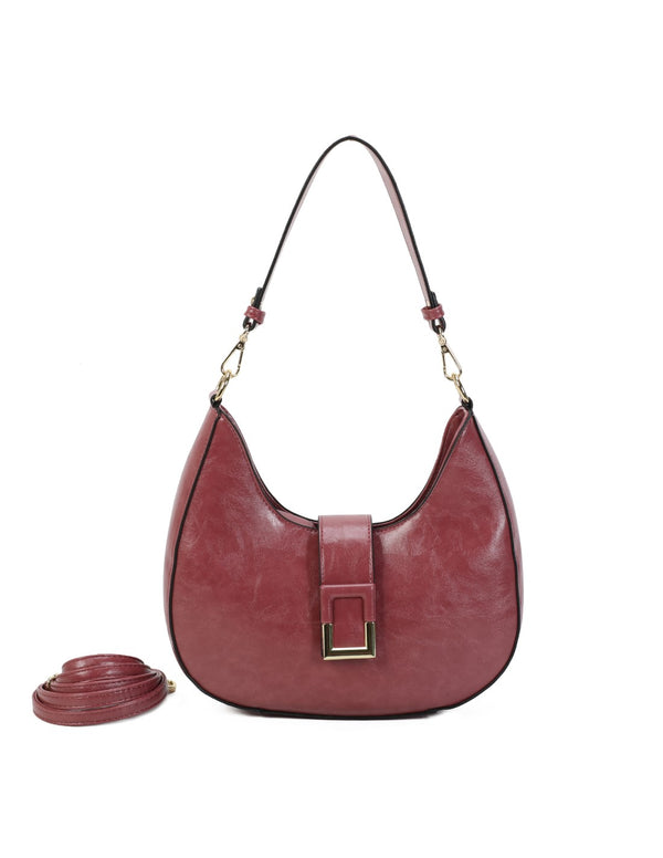Sac porté épaule mauve