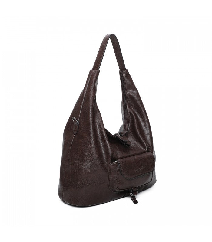 Cabas porté épaule marron