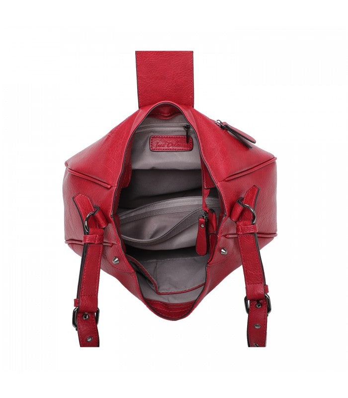 Sac porté épaule rouge