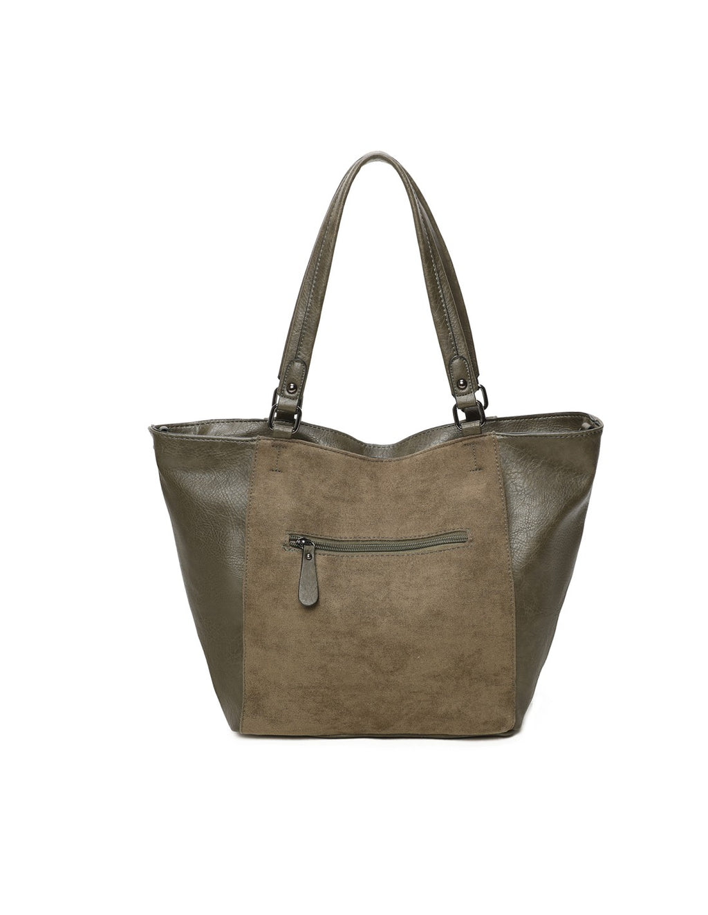 Cabas porté épaule kaki