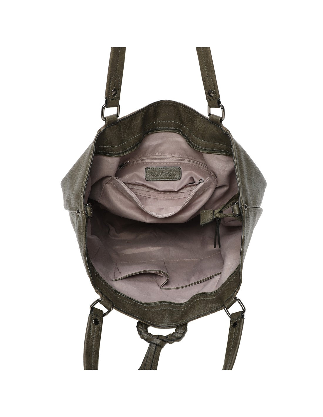 Cabas porté épaule kaki