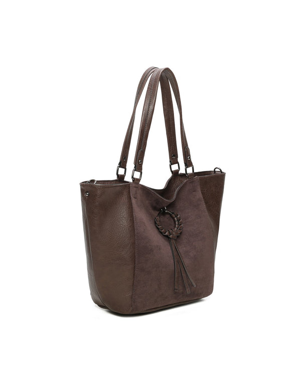 Cabas porté épaule café