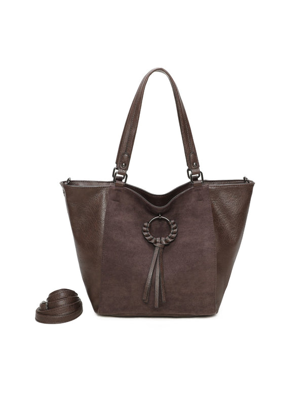 Cabas porté épaule café