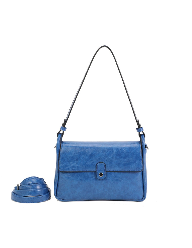 Sac porté épaule bleu