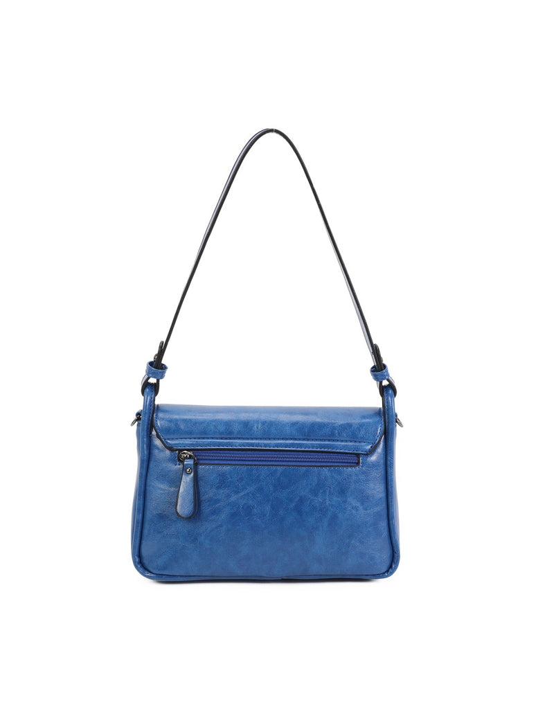 Sac porté épaule bleu