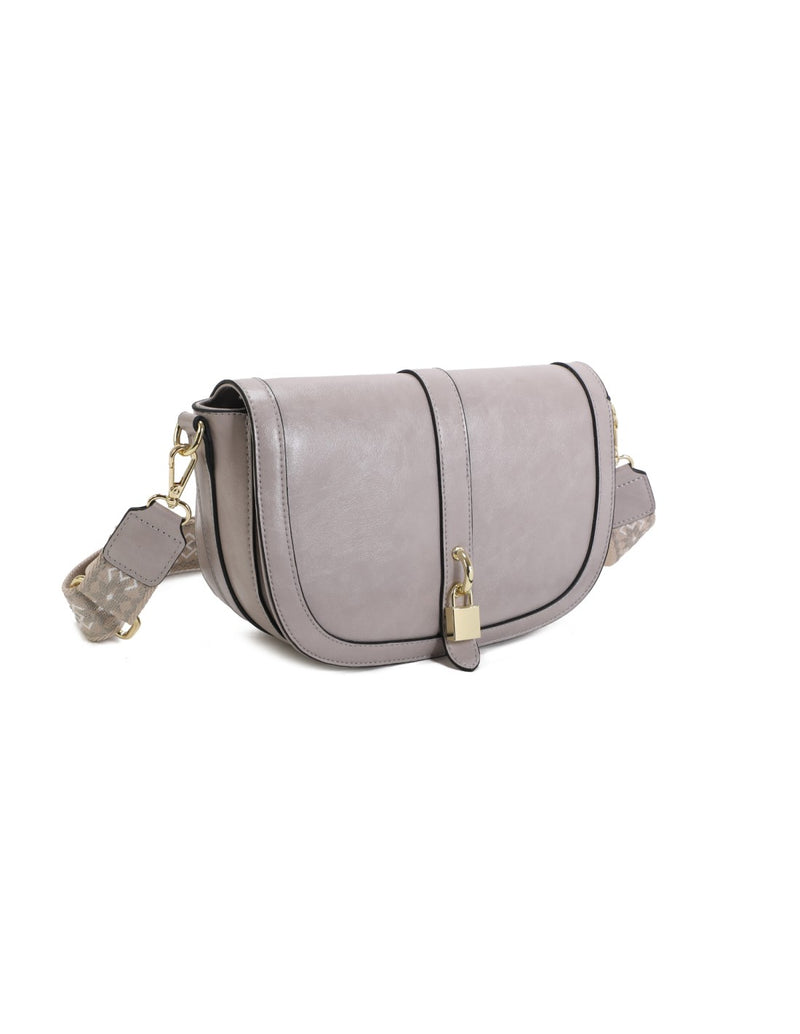 Sac bandoulière gris