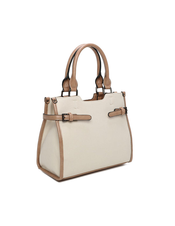 Sac porté main taupe