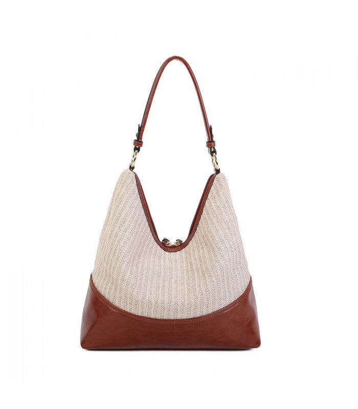 Sac porté épaule camel