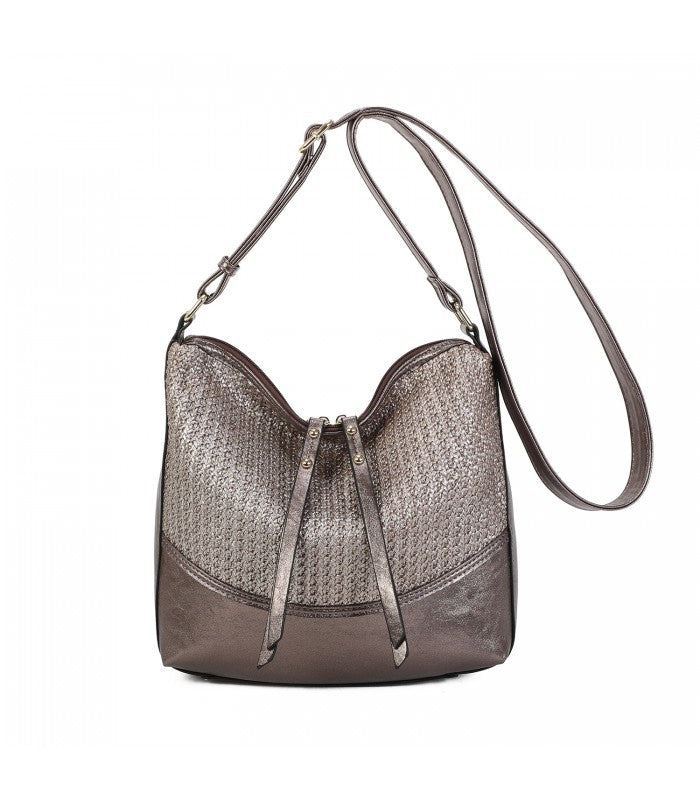 Sac bandoulière bronze