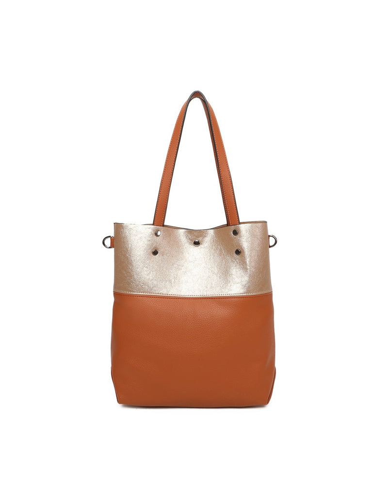 Cabas souple camel