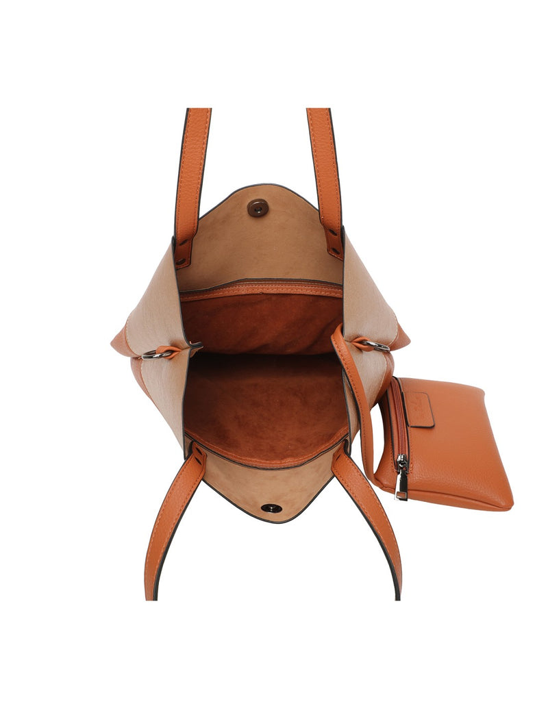 Cabas souple camel