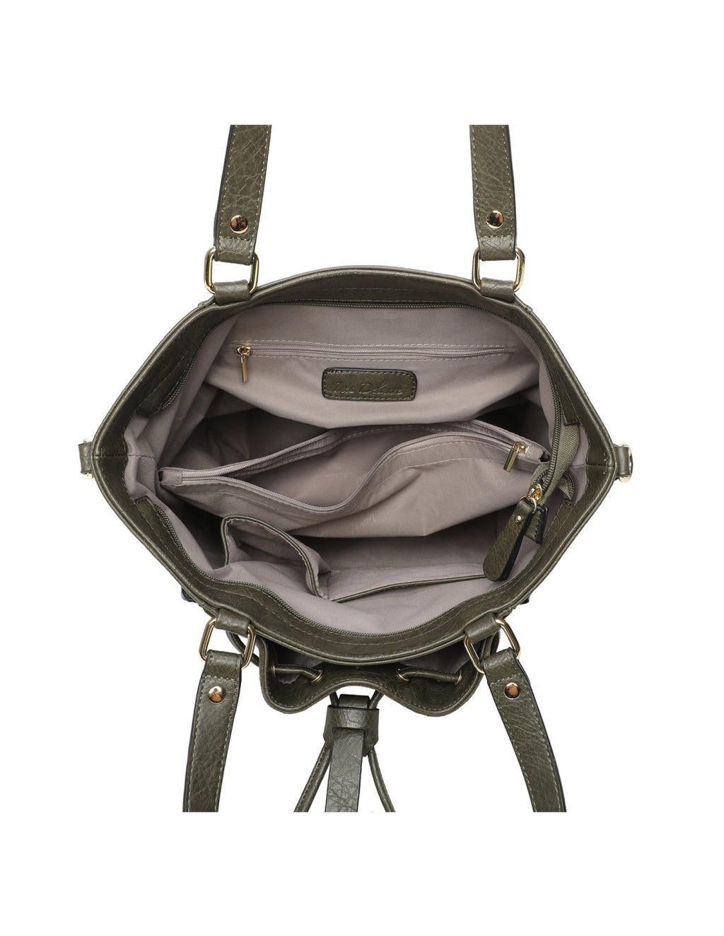 Sac porté épaule kaki