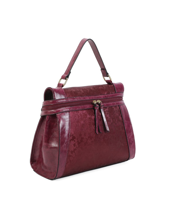 Sac porté main prune