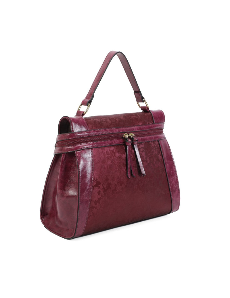 Sac porté main prune