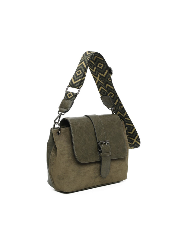 Sac bandoulière kaki