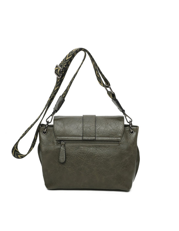 Sac bandoulière kaki