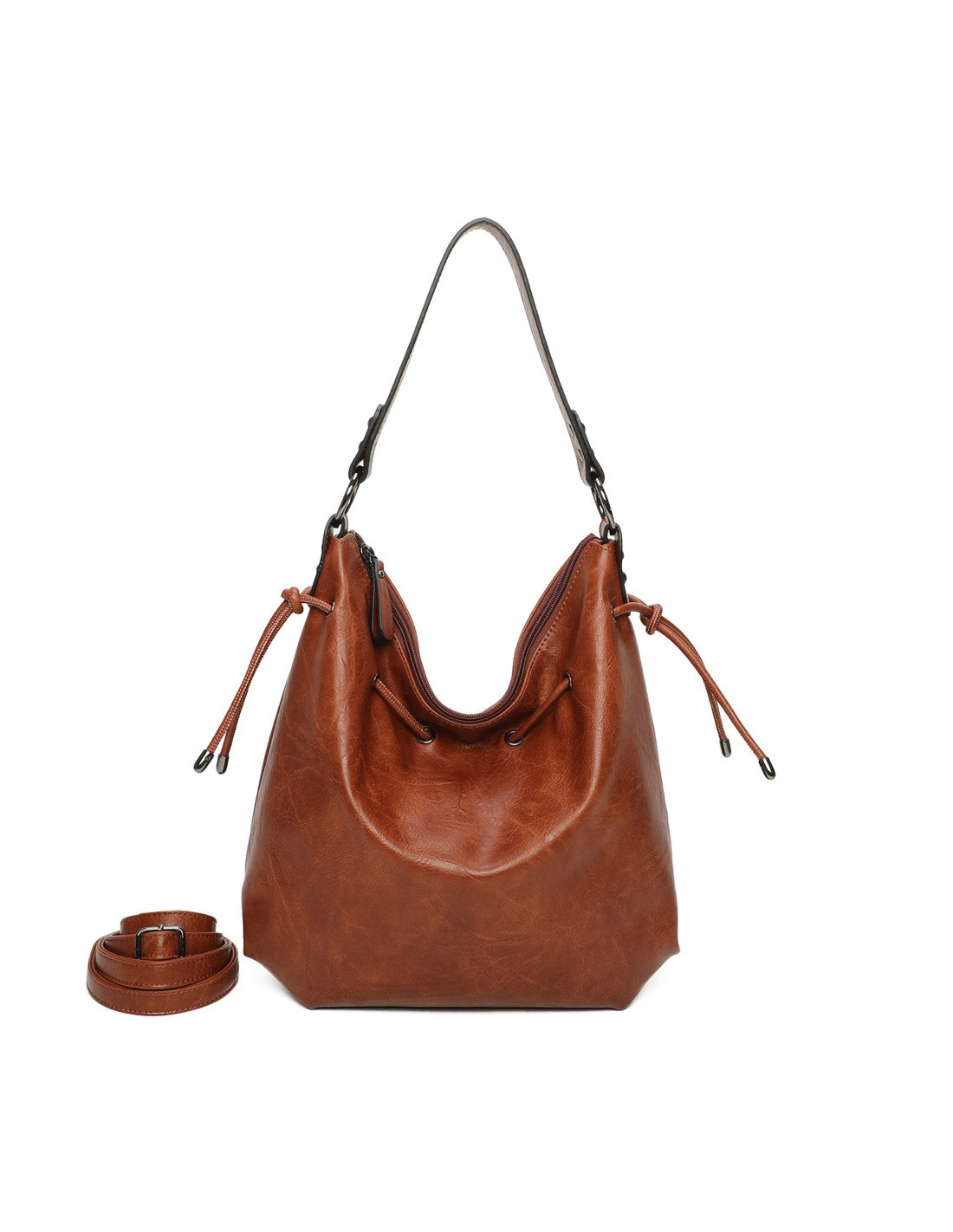 Sac porté épaule camel