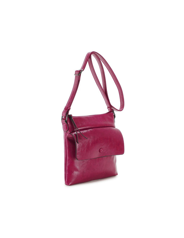 Sac bandoulière framboise