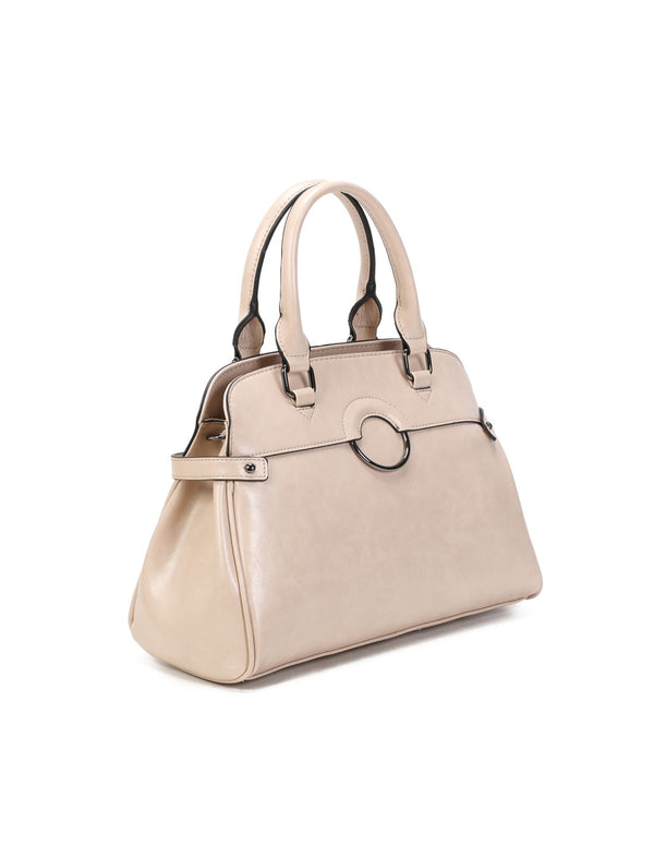 Sac porté main crème