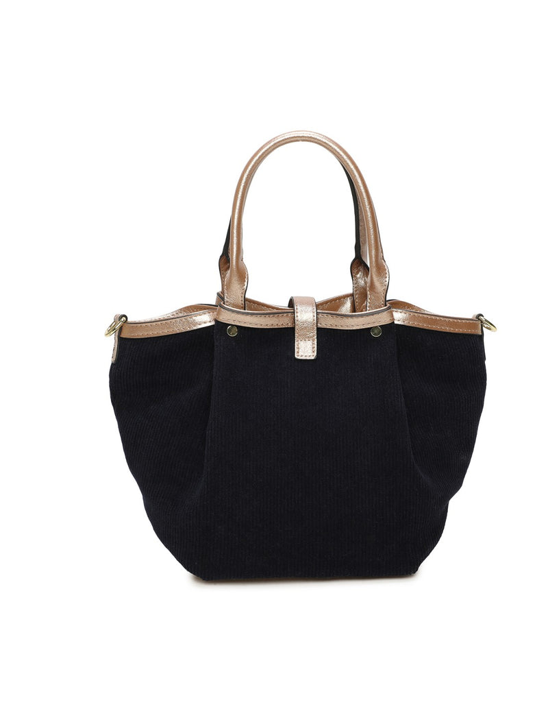 Cabas bimatière bleu marine