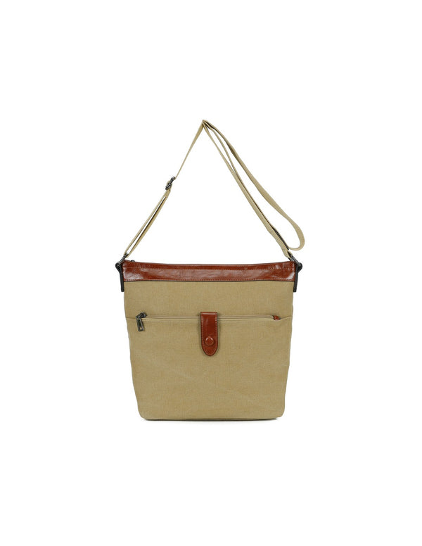 sac bandoulière bimatière camel