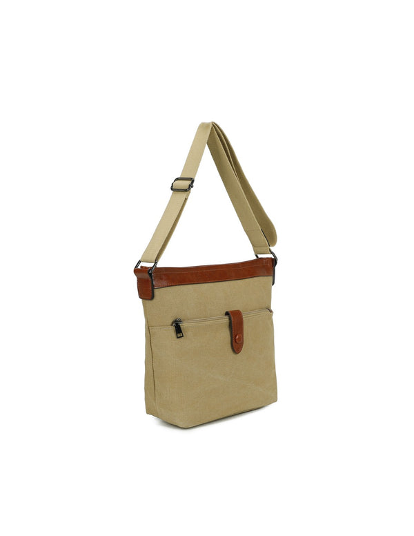 sac bandoulière bimatière camel