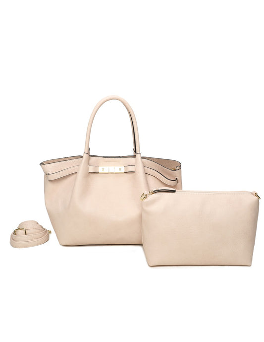 Sac porté main creme