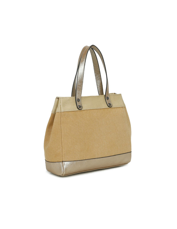Sac cabas bimatière camel