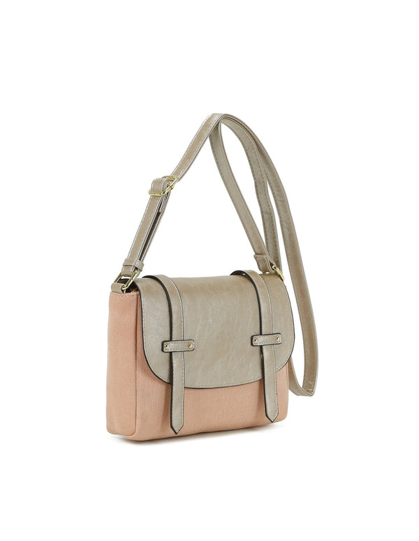 Sac bandoulière rose