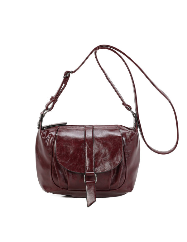 Sac bandoulière bordeaux