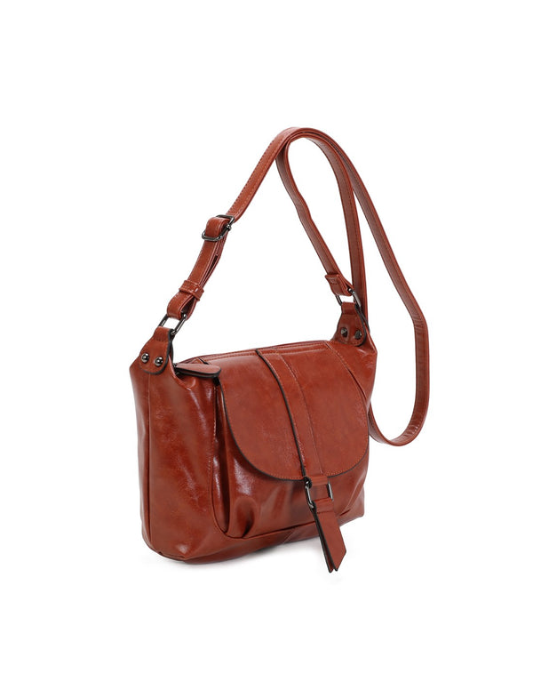 Sac bandoulière camel