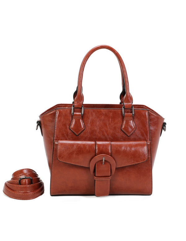 Sac porté main camel