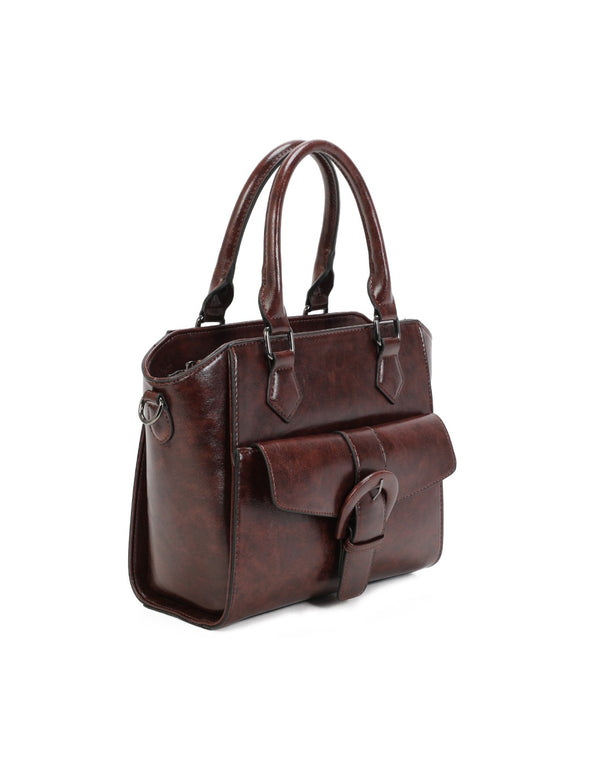 Sac porté main marron