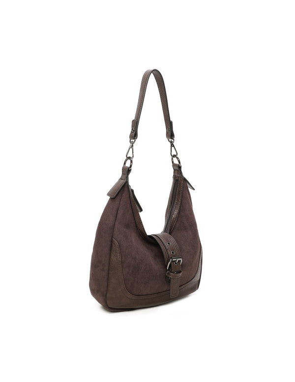 Sac porté épaule marron