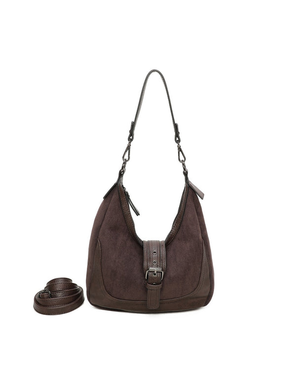 Sac porté épaule marron