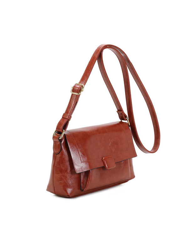 Sac bandoulière camel