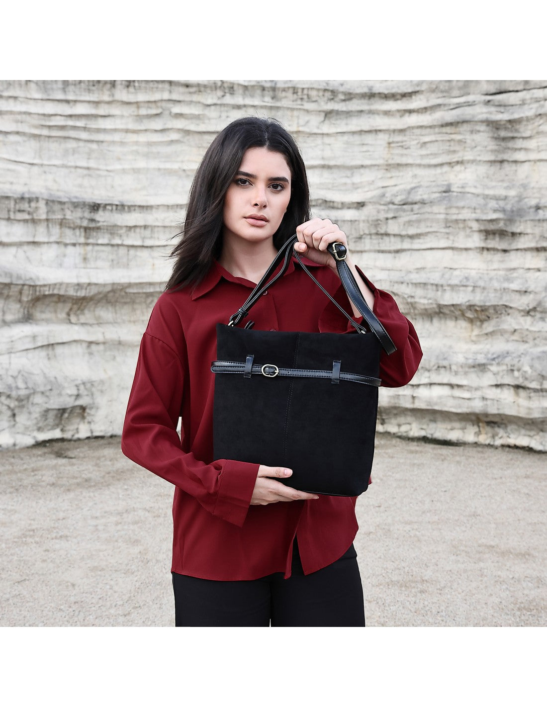 Sac bandoulière noir