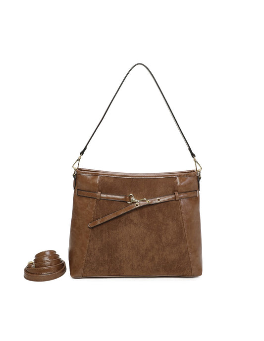 Cabas porté épaule cappuccino